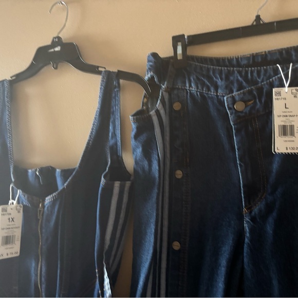 IVY PARK Blue Denim Overalls Cowboy Carter - Picture 2 of 10